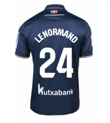 Real Sociedad Robin Le Normand #24 Udebanetrøje 2023-24 Kort ærmer